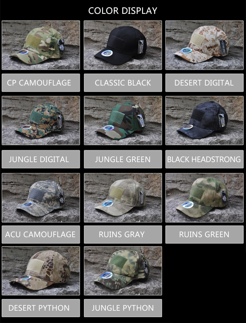 Outdoor Sport Caps Camouflage Hut Baseball Caps