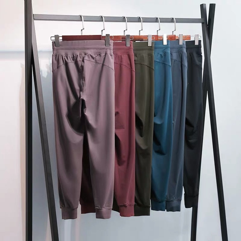 Nackt Fühlen Stoff Workout Sport Jogger Hosen Frauen Taille