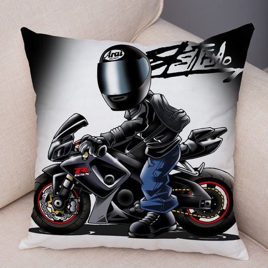 Extreme Sport Kissen Abdeckung Decor Cartoon