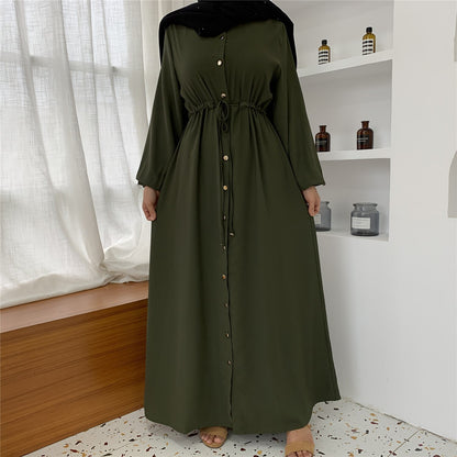 Hijab Kaftan Kleid Islamische Kleidung Vestidos Robe