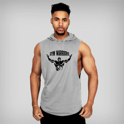 Marke Gym Kleidung Mens Bodybuilding Mit Kapuze Tank Top