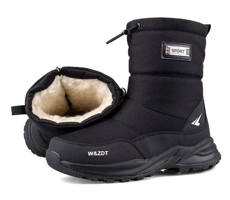Men Boots 2024 Winter Shoes Men Snow Boots Waterproof