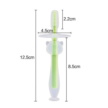 1PC Kinder Weiche Silikon Ausbildung Zahnbürste