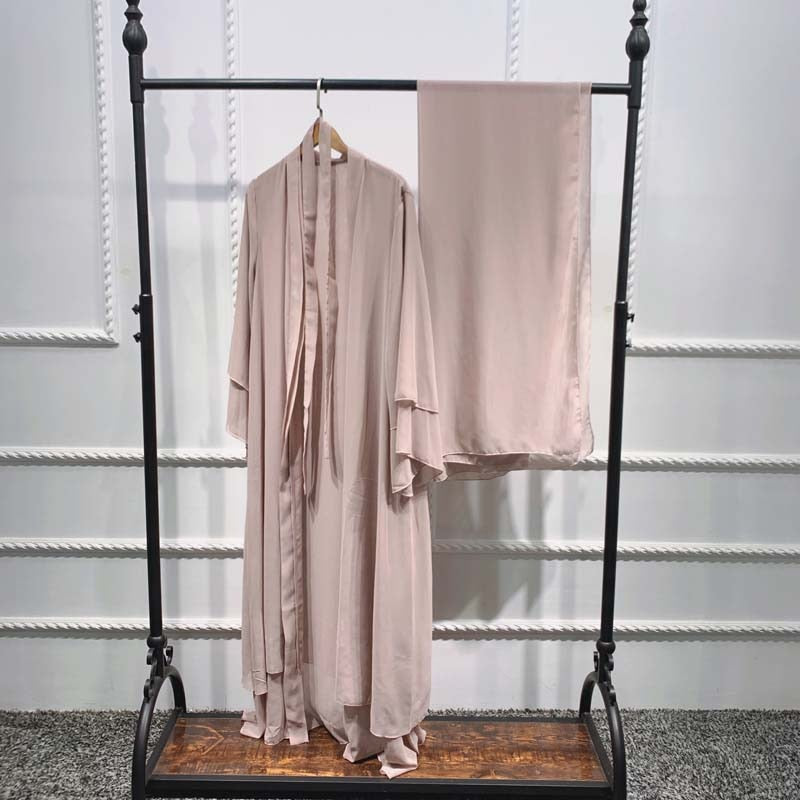 Vetement Femme Öffnen Abaya Dubai Türkei Abayas für Frauen