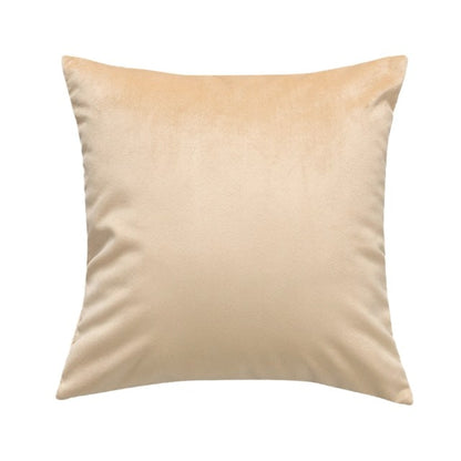Cushion Soft Velvet Pillow Covers Home Decor for Sofa Seat Chair Car Pillowcase Pink Beige Cushion Covers