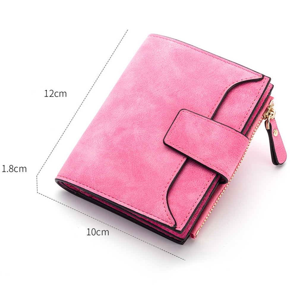 mode Frauen Brieftaschen Kostenloser Name Gravur Neue Kleine Brieftaschen Zipper PU Leder Qualität Weibliche Geldbörse Karte Halter Brieftasche