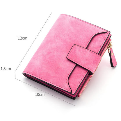 mode Frauen Brieftaschen Kostenloser Name Gravur Neue Kleine Brieftaschen Zipper PU Leder Qualität Weibliche Geldbörse Karte Halter Brieftasche