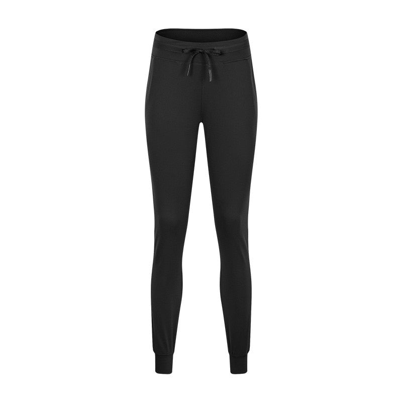 Nackt Fühlen Stoff Workout Sport Jogger Hosen Frauen Taille