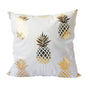 Bronzing Cushion Cover Decorative Pillows Pineapple Eye Geometric Gold Pillow Case Luxury Sofa Cushions Home Chair Cojin 45*45cm