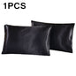 1Pc Queen Satin Silk Pillowcase Pillow Case Cover Home Bedding Smoothy Pillow Rectangle Bedding Pillow