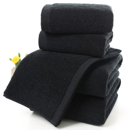 Schwarz Große Bad Handtuch Baumwolle Dicke Dusche Gesicht Handtücher Home Bad Hotel Erwachsene Badhanddoek Toalha de banho Serviette de bain