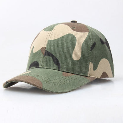 Outdoor Sport Snap back Caps Camouflage Hut Einfachheit