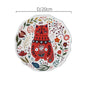 8 inch Colorful Cat Dinner Plate Under-glazed Ceramic Dinner Dishes Dessert Tray Flower Kitten Tableware Microwave Safe