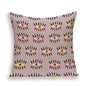Shabby Abstrakte Kissen Abdeckung Auge Geometrische Muster Kissen Fall Gedruckt Leinen Kissen Fällen Mädchen Sofa Kissen Deckt Kissen