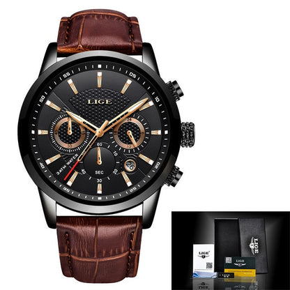 Neue LIGE herren Uhren Top Brand Luxus