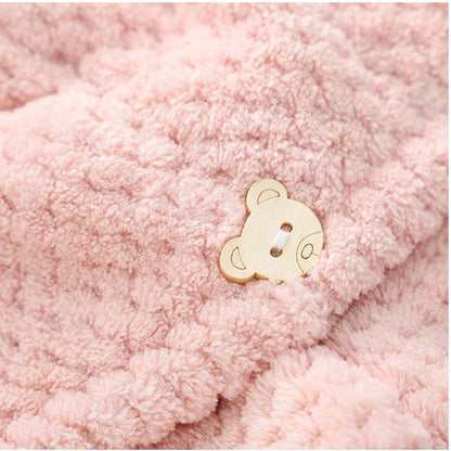 Mikrofaser Haar Handtücher Wrap für Frauen Lockiges Haar Spa Turban Schnelle Haar Trocknen Handtuch Bad Dusche Cap Schnell Trockenen Handtuch für Kopf