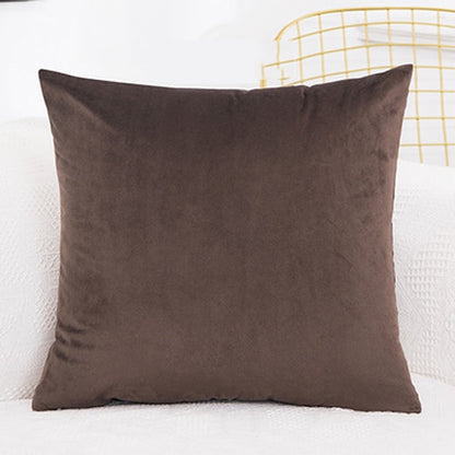 Cushion Soft Velvet Pillow Covers Home Decor for Sofa Seat Chair Car Pillowcase Pink Beige Cushion Covers