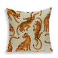 Tier Stil Tiger Kissen Fall Herbst Dschungel Home Dekorationen Kissenbezug Sofa Bett Kissen Abdeckung Kissen Abdeckungen Zimmer Kissenbezug