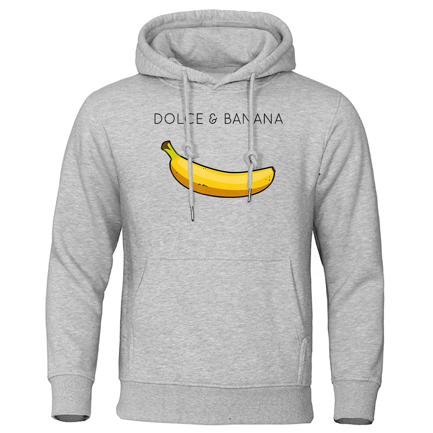 Dolce & Banana Druck männer Sweatshirt Mode Beiläufige Hoodies Herbst Lose Pullover Tops Tasche