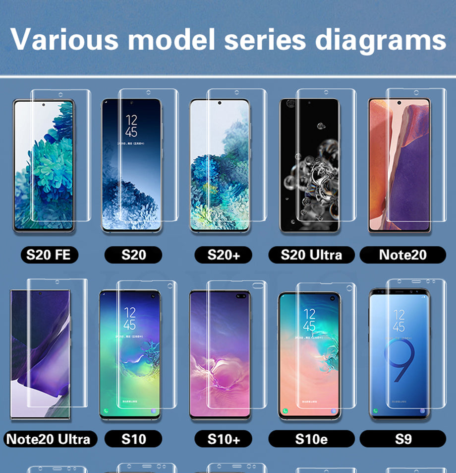 4Pcs Hydrogel Film Screen Protector For Samsung Galaxy