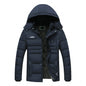 Dicke Warme Winter Parka Männer Fleece Mit Kapuze Männer Winter Jacke Mantel Military