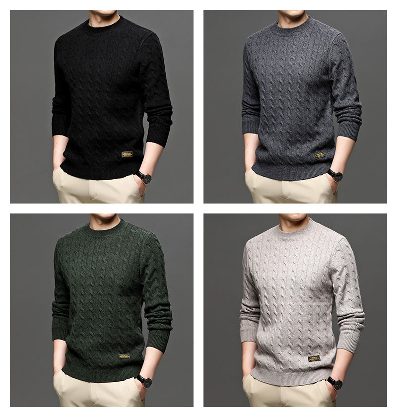 Marke Pullover Männer Streetwear Fashion Strickwaren Jumper Oansatz