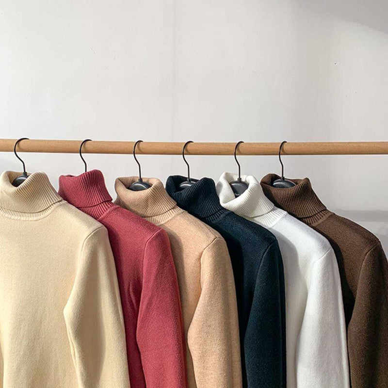 Schildkröte Hals Winter Pullover Frauen Elegante Dicke Warme Weibliche