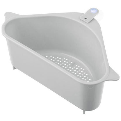 Dreieckige Waschbecken Sieb Drain Obst Gemüse Abtropffläche Korb Saugnapf Schwamm Rack Lagerung Küche Werkzeuge Waschbecken Filter Regal