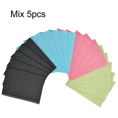 Foldable Nail Polish Disposable Hand Pillow Holder Tablecloth Lint Paper Pad Nails Art Cleaning Hand Mat Napkin Manicure Tools