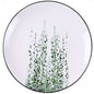 8 inch Green Plants Ceramic Plate Porcelain Beef Dishes Dessert Dish Fruit Plate Cake Tray Food Tableware Gift 1 pc