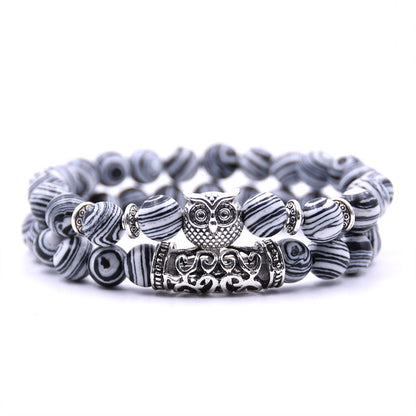 Eule Armband Schmuck Stein Armbänder