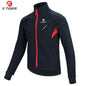 Winter Fleece Thermische Radfahren Jacke Mantel Winddicht Fahrrad