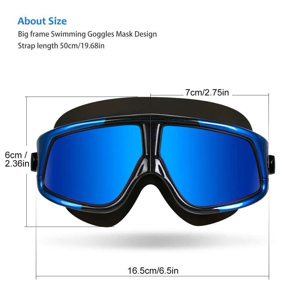 COPOZZ Swimming Goggles Comfortable
