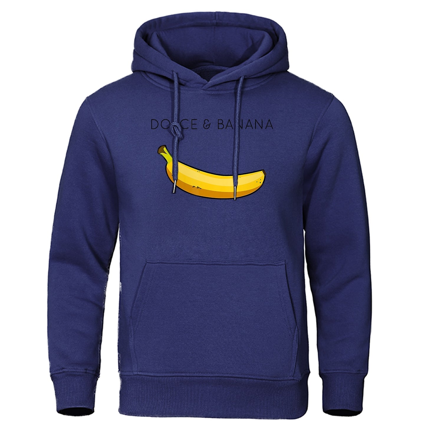Dolce & Banana Druck männer Sweatshirt Mode Beiläufige Hoodies Herbst Lose Pullover Tops Tasche