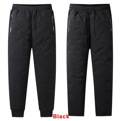 Winter Zip Taschen Verdicken Fleece Jogginghose Männer Jogger Schwarz Grau Unten Baumwolle Warme Hosen Männlichen Wasserdicht Thermische Hosen 7XL