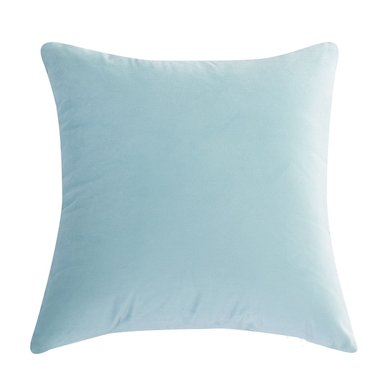 Cushion Soft Velvet Pillow Covers Home Decor for Sofa Seat Chair Car Pillowcase Pink Beige Cushion Covers