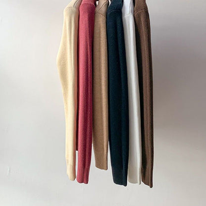 Schildkröte Hals Winter Pullover Frauen Elegante Dicke Warme Weibliche