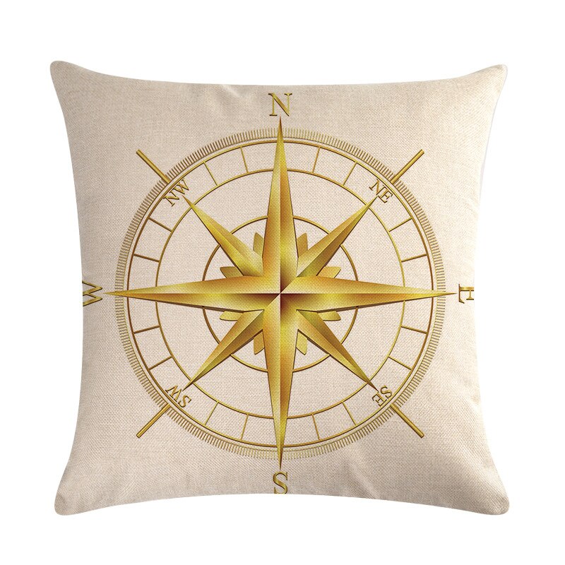 Kissenbezug Sofa Kissen Abdeckung Dekoration Leinen Kissen Fall Dekorative Kissen Marine Muster Sofa Werfen Kissen Abdeckung Couch Kissen