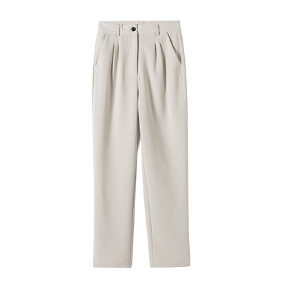 Frauen Blazer Und Schutz Hosen Sets Zwei Stücke OL Einreiher Jacke Formale Anzug Gefaltete Hosen Frühling Herbst Winter