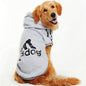 Winter Hund Kleidung Adidog Sport Hoodies Sweatshirts Warme Mantel Kleidung