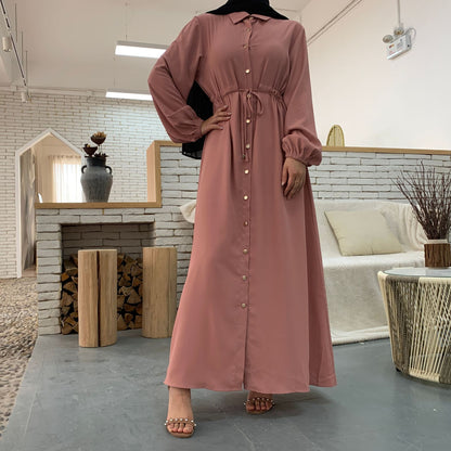 Hijab Kaftan Kleid Islamische Kleidung Vestidos Robe
