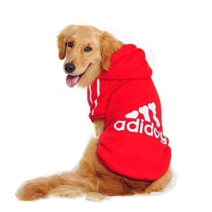 Winter Hund Kleidung Adidog Sport Hoodies Sweatshirts Warme Mantel Kleidung