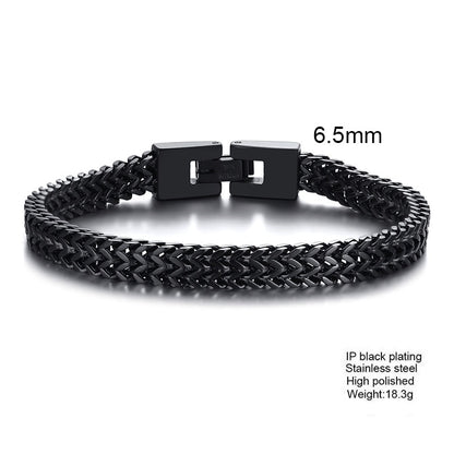 STILVOLLE EDELSTAHL BALI FUCHSSCHWANZ KETTE ARMBAND