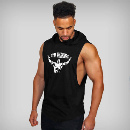 Marke Gym Kleidung Mens Bodybuilding Mit Kapuze Tank Top