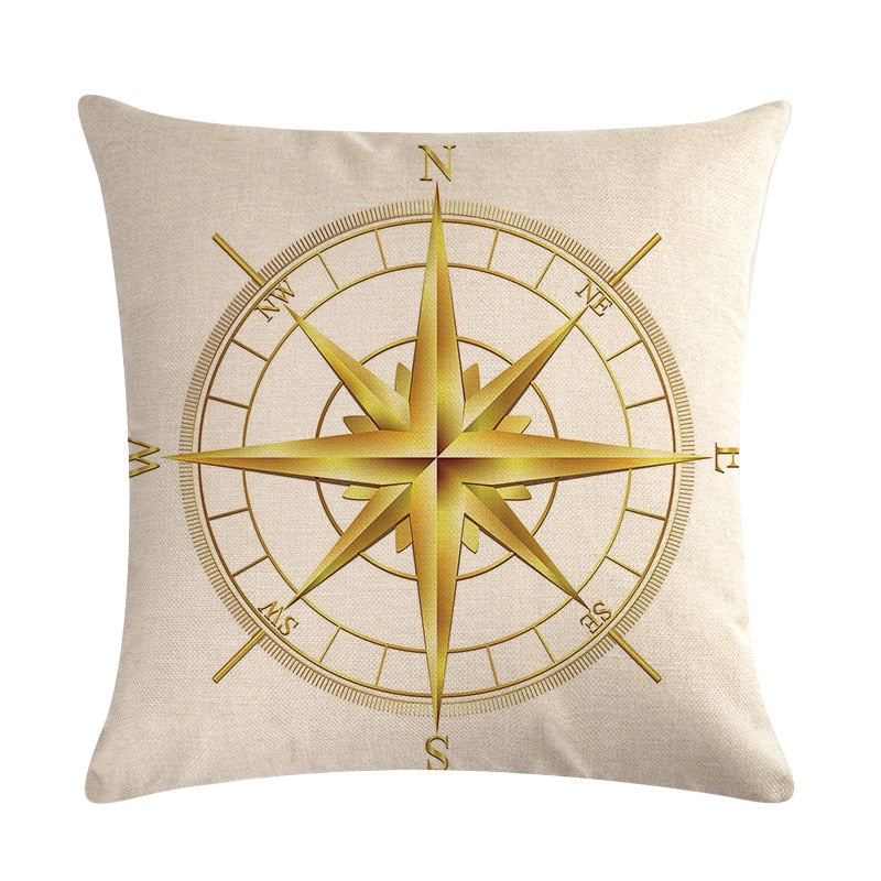 Kissenbezug Sofa Kissen Abdeckung Dekoration Leinen Kissen Fall Dekorative Kissen Marine Muster Sofa Werfen Kissen Abdeckung Couch Kissen