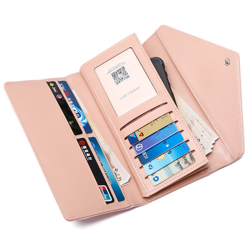 Geometrische Umschlag Brieftasche Frauen Marke Designer