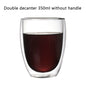 1-6 stücke Wärme Beständig Glas Becher Doppel Wand Hohe Borosilikat Kaffee Tasse Milch Zitrone Saft Bier Tasse Bar drink Kreativität Geschenk