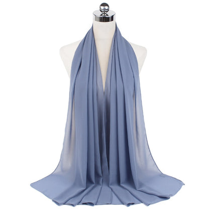 70*180cm Muslimischen Chiffon Hijab Schals