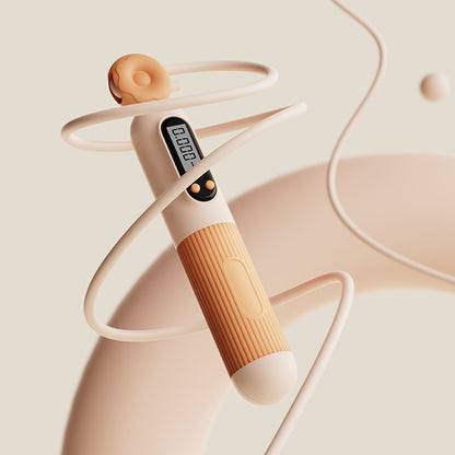 Springseil mit Zähler, verstellbares Springseil mit Kalorienzähler, intelligentes Springseil für Fitnessübungen und Gewichtsabnahme