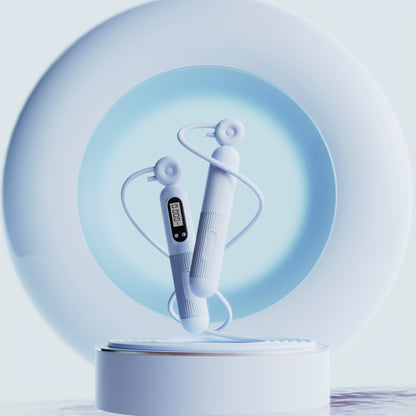 Springseil mit Zähler, verstellbares Springseil mit Kalorienzähler, intelligentes Springseil für Fitnessübungen und Gewichtsabnahme